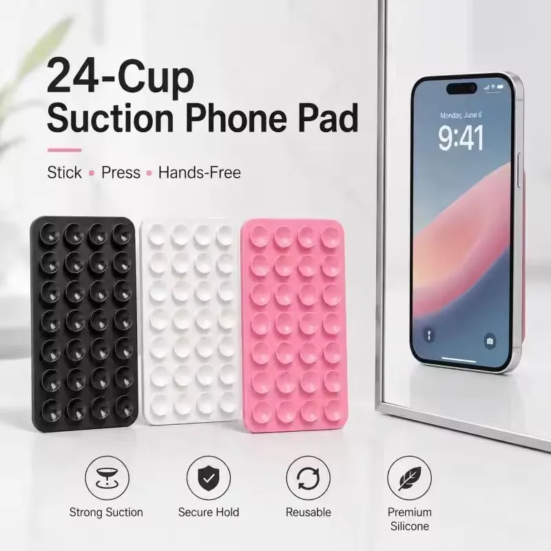 Phone Cases Casely - Silicone Wall Suction Cup Bracket Creative