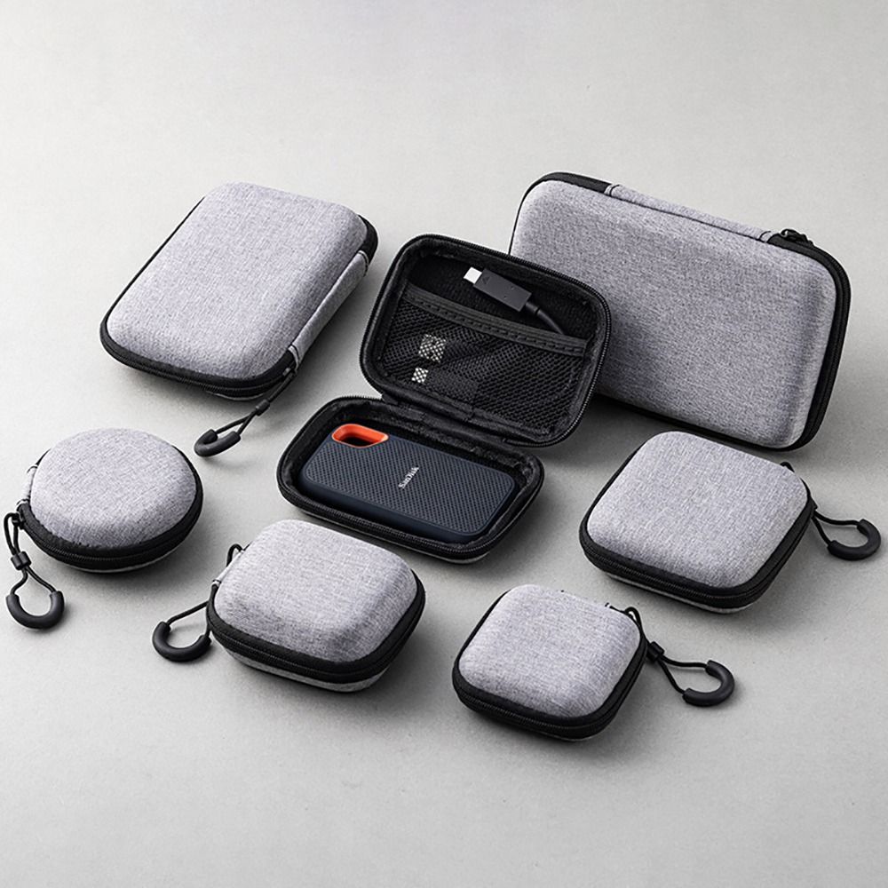 Phone Cases Casely - 1Pcs Earphone/Phone/Charging Cable EVA Storage Bag
