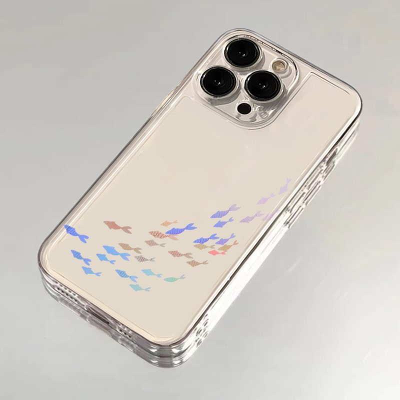 Cute Anime Case - Ins Small Fish Group Creative Cartoon