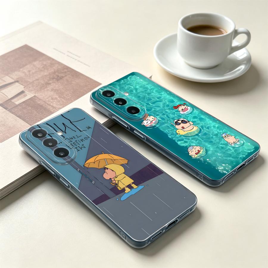 Phone Cases A14 Samsung - Yellow Umbrella Boy Phone Cover Case