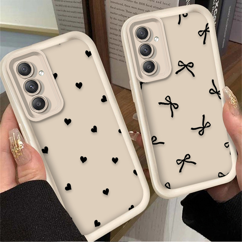 Black Love Heart Bowknot Case  - Phone Cases For Samsung review and price