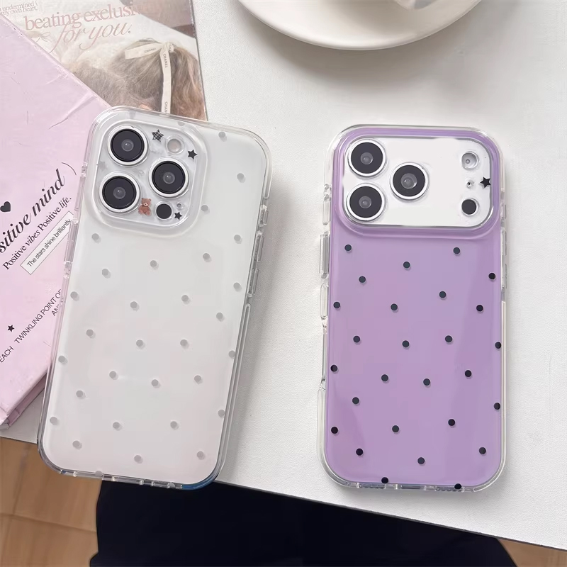 Korean Ins Girl Simple Purple  - Cute Anime Case review and price