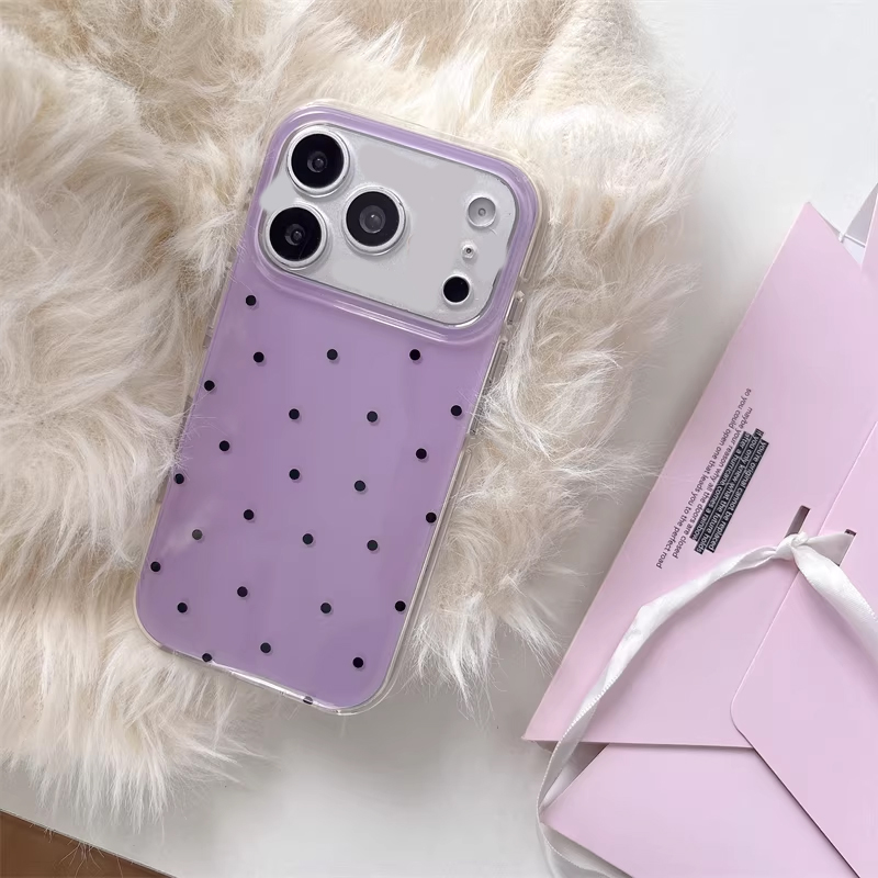 Korean Ins Girl Simple Purple  - Cute Anime Case review and price