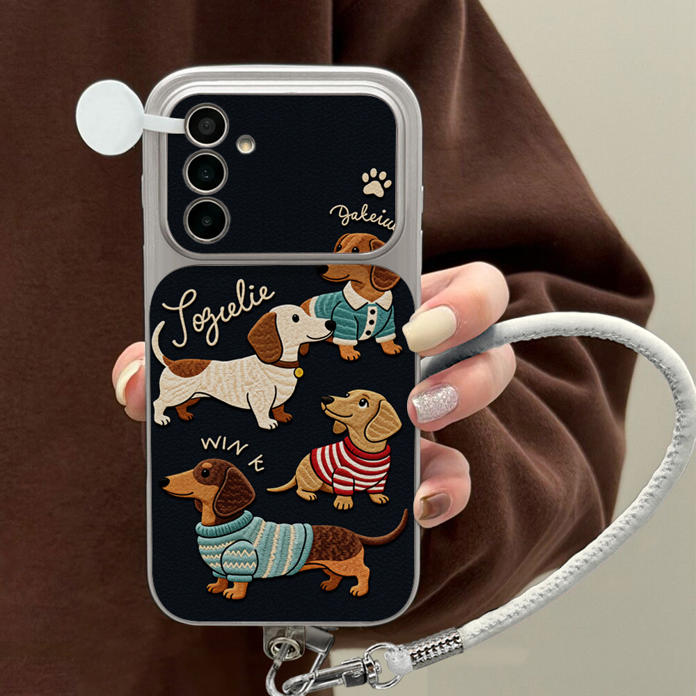Cartoon Dachshund Phone Case F - Cute Anime Case review and price