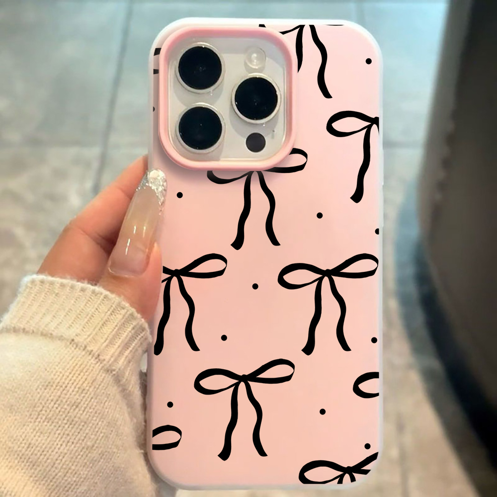 INS Big Black Bow Pattern SIli - Phone Cases Xiaomi 14T review and price