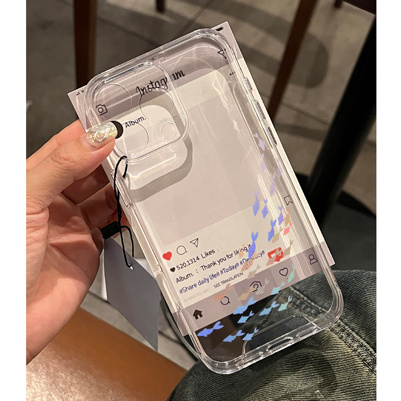 Ins Small Fish Group Creative  - Cute Anime Case review and price