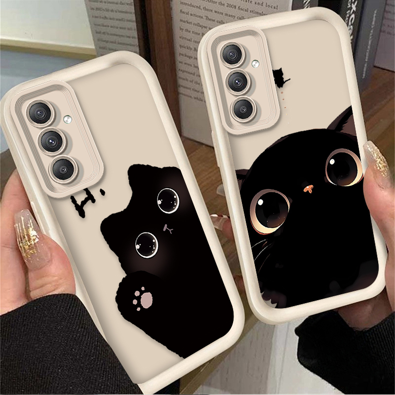 Lovely Big Eyed Cat Phone Case - Phone Cases A14 Samsung review and price