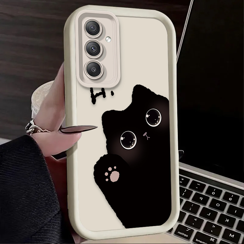 Lovely Big Eyed Cat Phone Case - Phone Cases A14 Samsung review and price