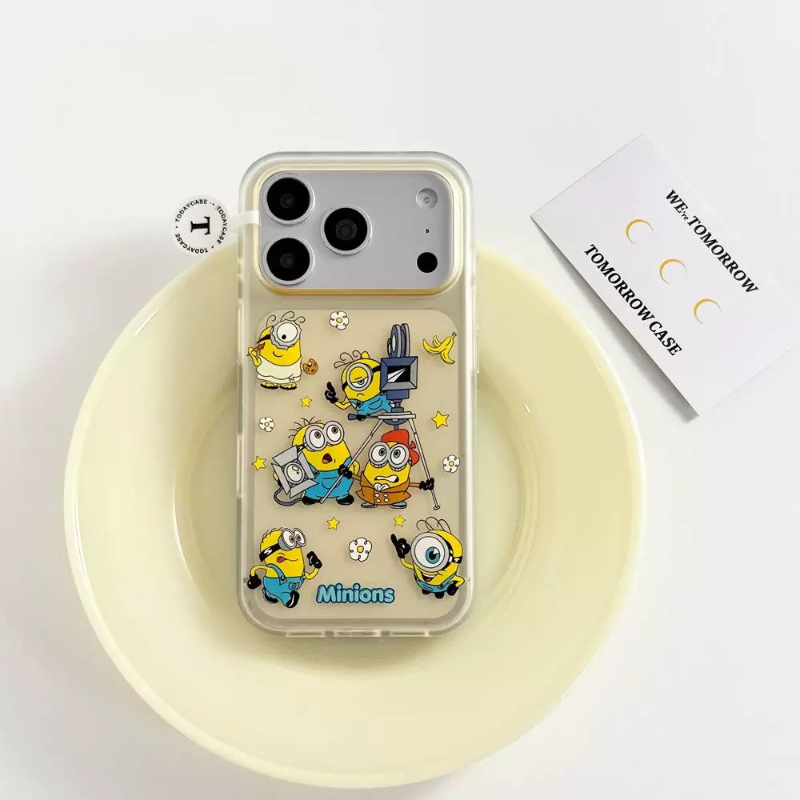 Cute Cartoon Minions Phone Cas - Cute Anime Case review and price