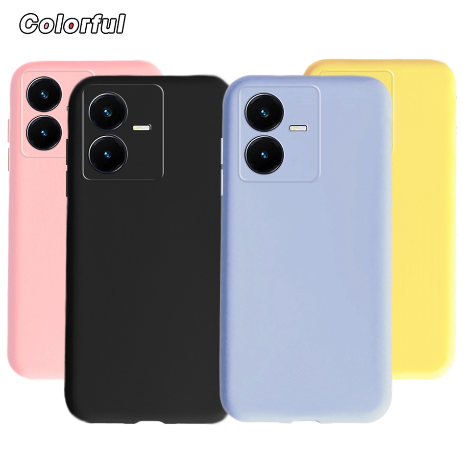 Candy Color Case For Vivo Y22s - Phone Cases On Sale review and price