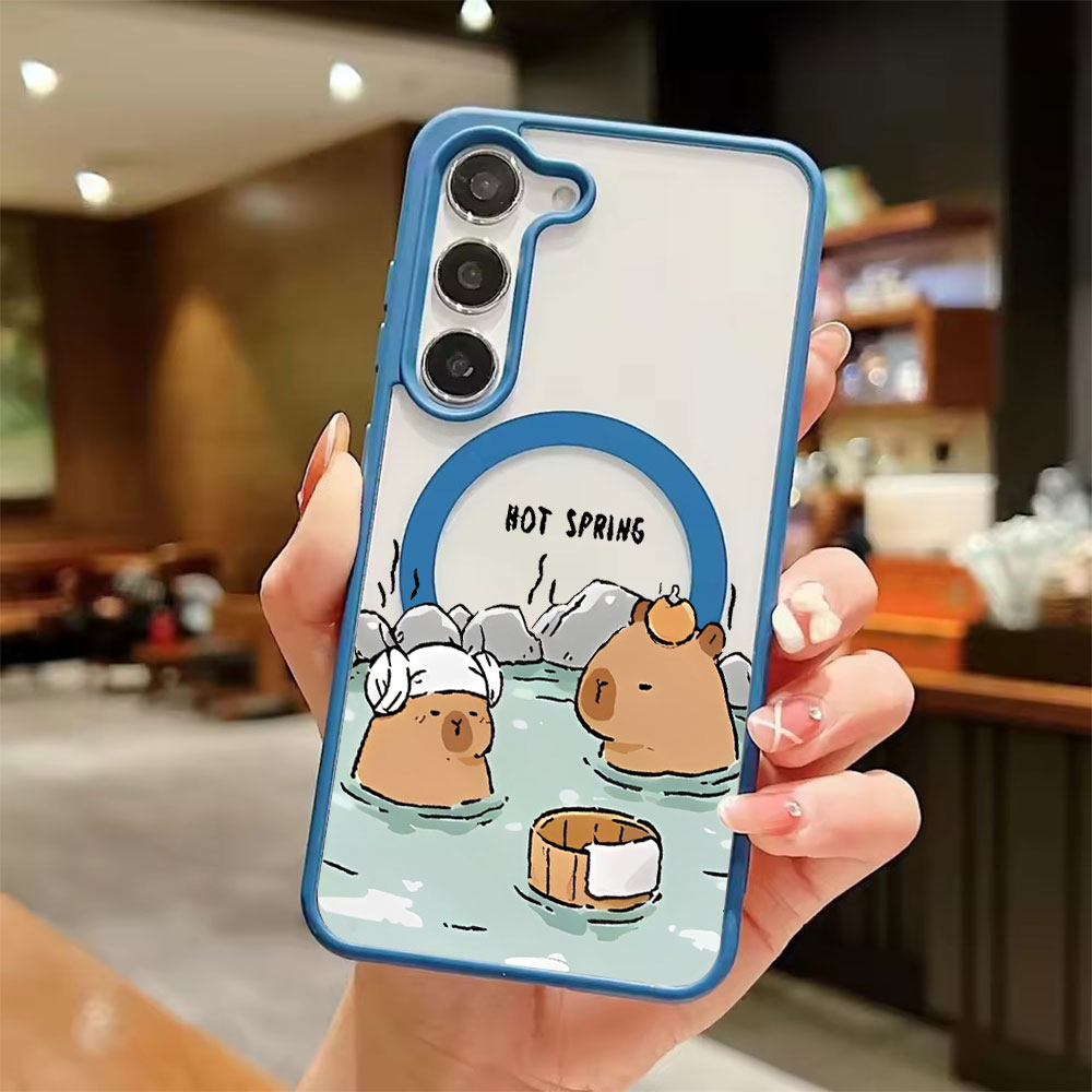 Color Transparent Magnetic Pho - Phone Cases For Samsung review and price