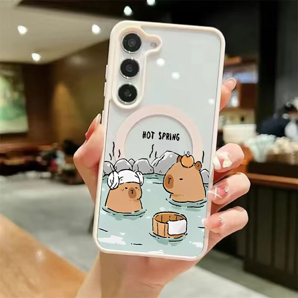 Color Transparent Magnetic Pho - Phone Cases For Samsung review and price