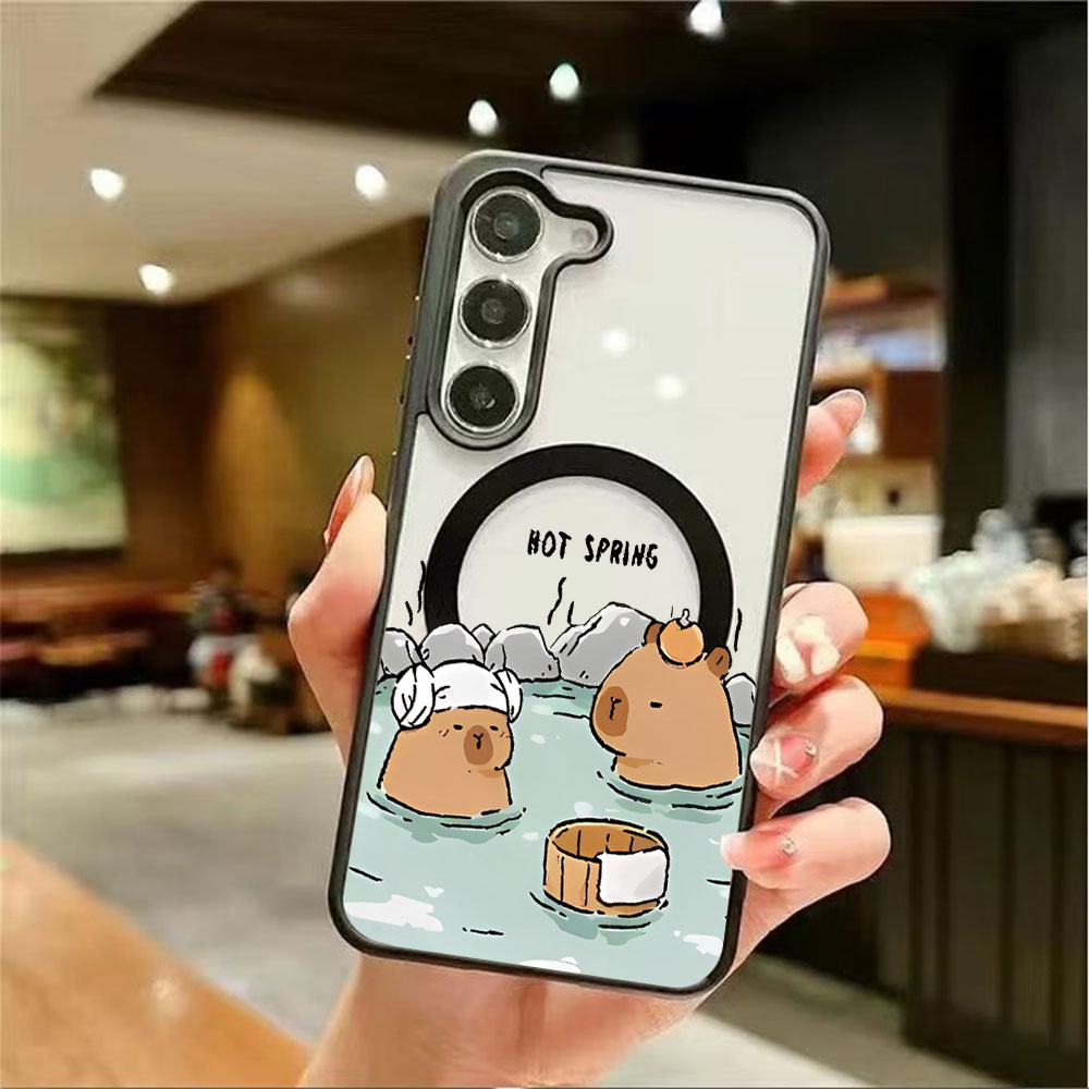 Color Transparent Magnetic Pho - Phone Cases For Samsung review and price