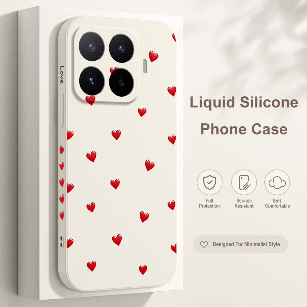 Crimson Heart Phone Case For X - Phone Cases Xiaomi 14T review and price
