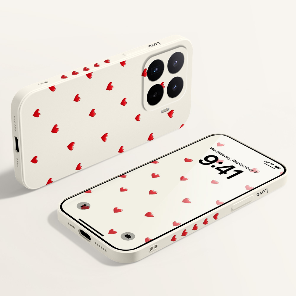 Crimson Heart Phone Case For X - Phone Cases Xiaomi 14T review and price