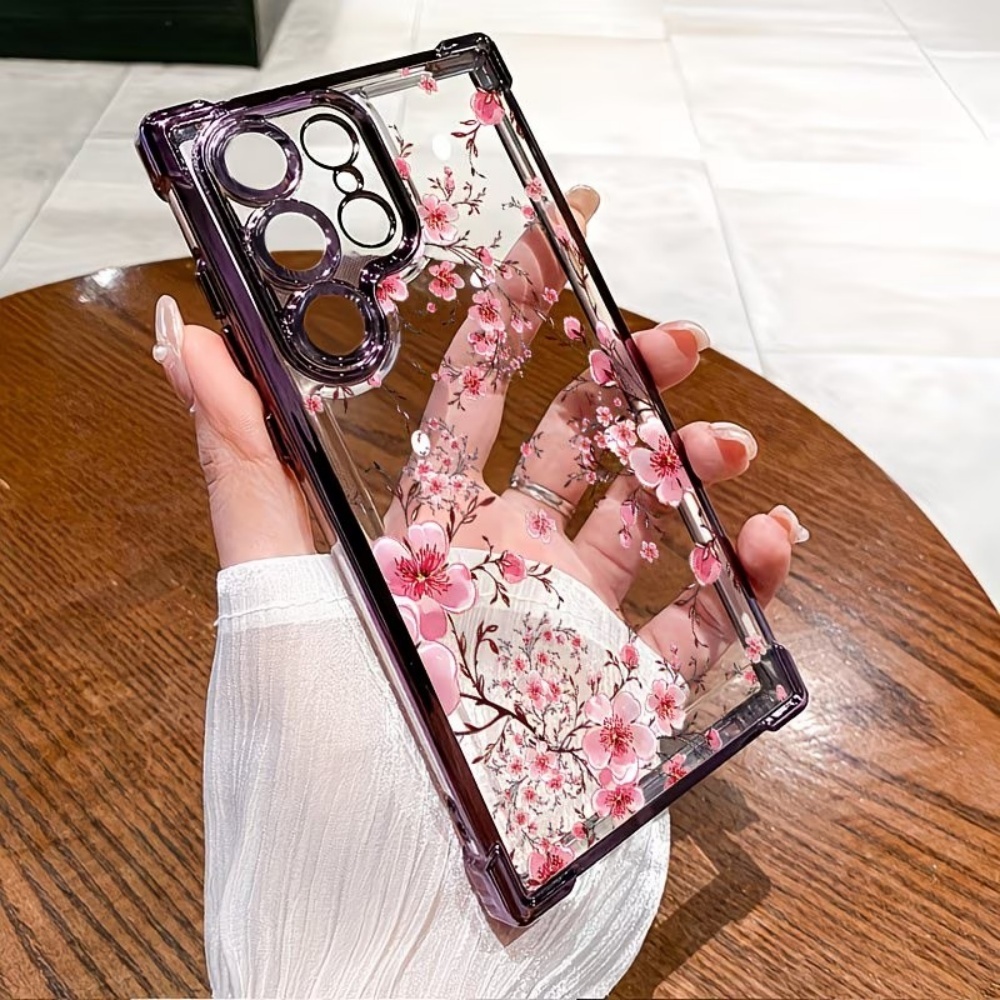 Cherry Blossom Electroplated F - Phone Cases Samsung S25 Fe review and price
