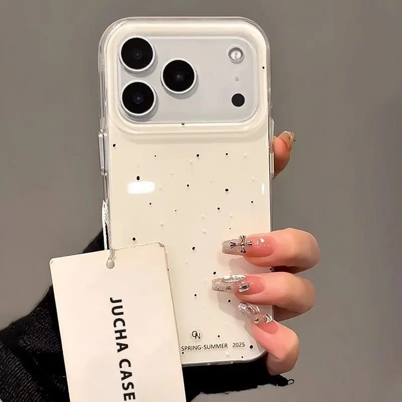 Korean INS Splashing Ink Polka - Cute Anime Case review and price
