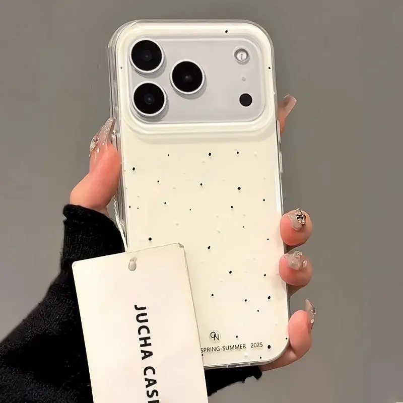 Korean INS Splashing Ink Polka - Cute Anime Case review and price