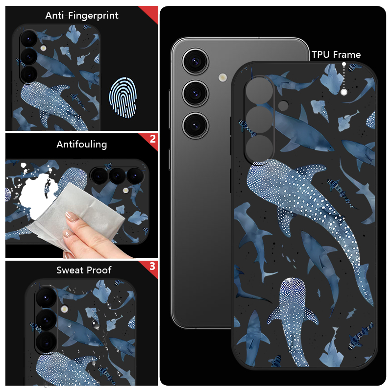 Whale Pattern Lanyard Case For - Phone Cases A14 Samsung review and price