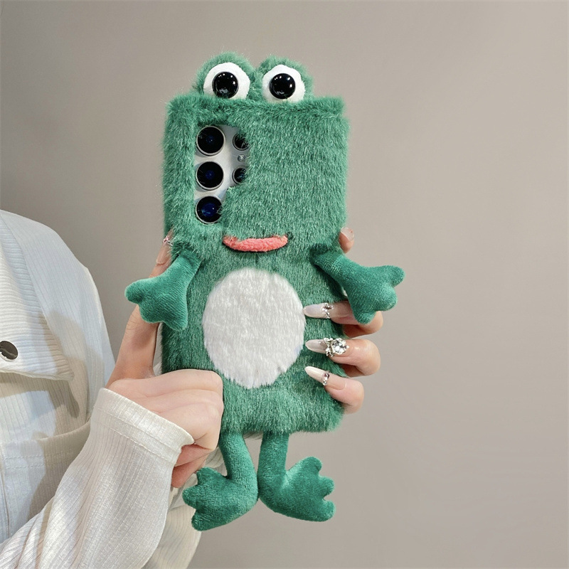 Plush Frog Phone Case, Cute Gr - Phone Cases For Samsung review and price